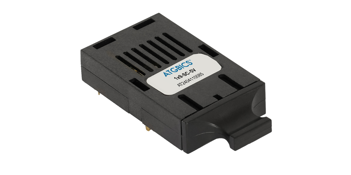 HFCT-5208AFM Avago Broadcom® Compatible Transceiver 1x9 for ATM/SONET STS/SDH STM-4, Black Case (1300nm, 622Mbps, MMF, 500m, SC, 5v, Ind Temp), ATGBICS