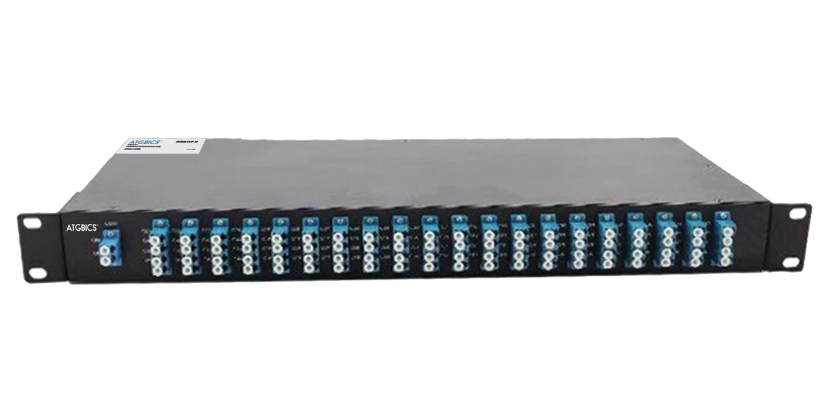 Mux Demux DWDM 40 Channel Duplex LC/UPC, Ch20-59, 1RU, Ind Temp 