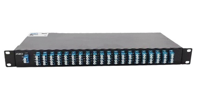 Mux Demux DWDM 40 Channel Duplex LC/UPC, Ch20-59, 1RU, Ind Temp 