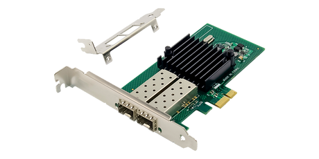 Intel based I350 NIC PCIe x2.1 Dual Port 1GbE Open SFP