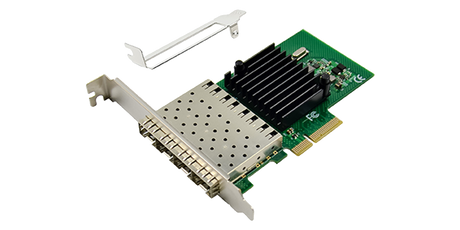 Intel I350 based NIC PCIe 2.0 x4 Quad Port 1GbE Open SFP