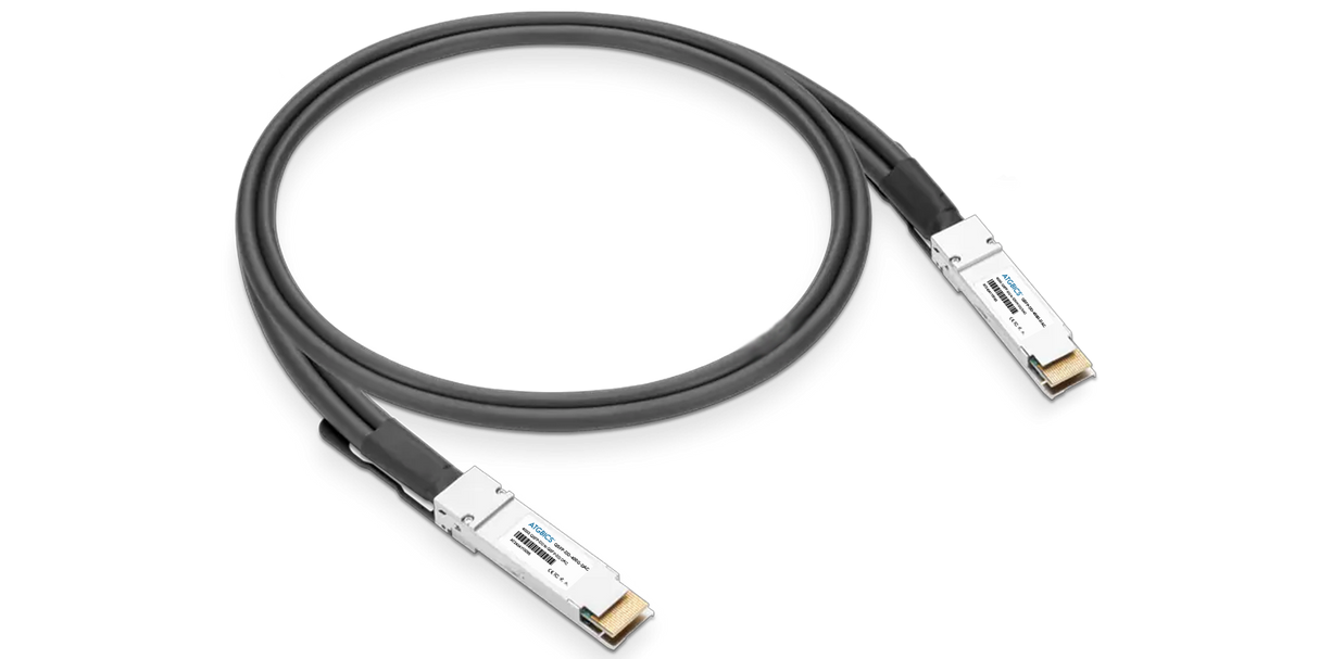 FN-CABLE-QSFPDD-DAC-01 Fortinet® Compatible Direct Attach Copper Cable 400GBase-CU QSFP-DD (Passive Twinax, 1m)