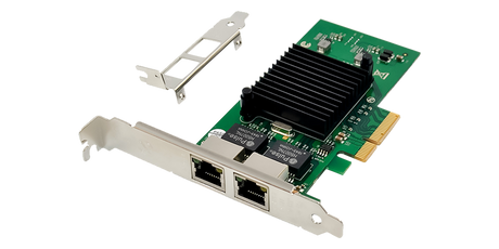 Intel 82576 Based NIC PCIe 2.0 x4 Dual Port 1GbE RJ45 