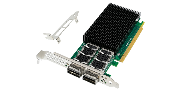 NVIDIA Mellanox® MCX456A-ECAT alternative ConnectX-5 NIC PCIe 3.0 x16 Dual Port 100GbE QSFP28