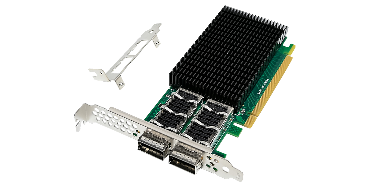 NVIDIA Mellanox® MCX516A-CCAT alternative ConnectX-5 NIC PCIe 3.0 x16 Dual Port 100GbE QSFP28