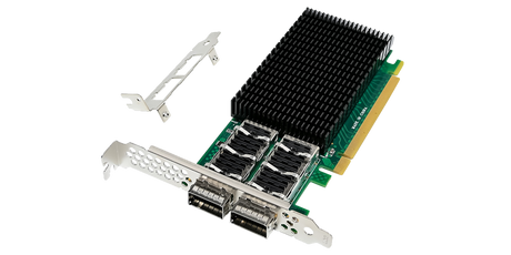 NVIDIA Mellanox® MCX516A-CCAT alternative ConnectX-5 NIC PCIe 3.0 x16 Dual Port 100GbE QSFP28