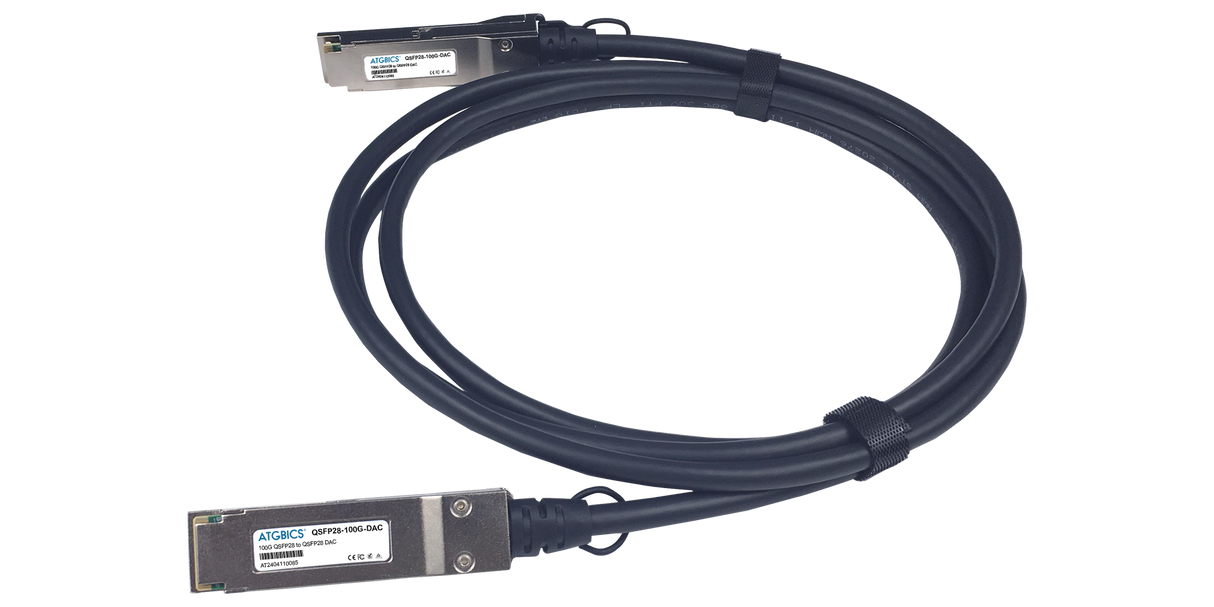 QSFP-100G-PDAC50CM-CN2 Ciena® Compatible Direct Attach Copper Cable QSFP28 100GBase-CU (Passive Twinax, 0.5m)