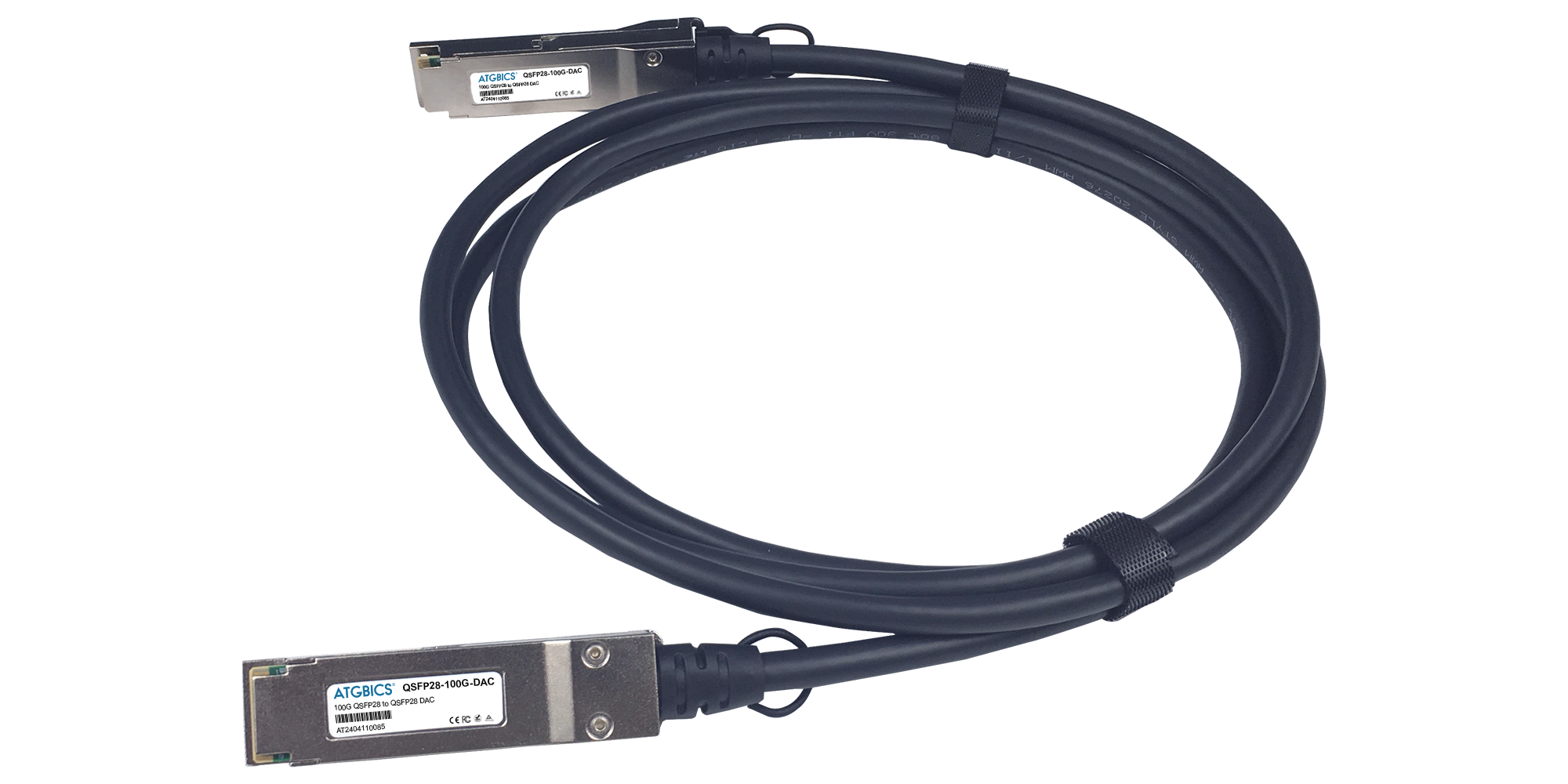 DAC-QSFP28-100G-2M Dell® Compatible DAC QSFP28 to QSFP28 – ATGBICS