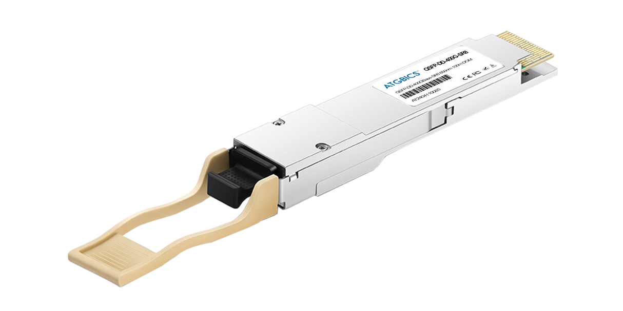 ET7502-SR8 Edgecore® Compatible Transceiver QSFP-DD 400GBase-SR8 PAM4 (850nm, MMF, 100m, MPO, DOM)