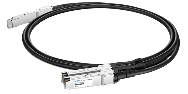 AOC-OSFP-2X200G QSFP56-FLT-20M-AT Universally Coded MSA Compliant Active Optical Breakout Cable Infiniband twin port HDR 400GBase OSFP to 2x200GBase QSFP56 (Flat Top, 850nm, MMF, 20m)