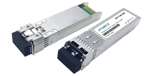 JW091A HPE Aruba® Compatible Transceiver SFP+ 10GBase-SR (850nm, MMF, 300m, LC, DOM), ATGBICS