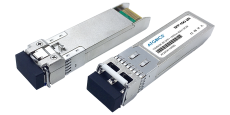 033030100336-I ZTE® Compatible Transceiver SFP+ 10GBase-ZR and OTU2e (1550nm, SMF, 80km, LC, DOM, Ind Temp) 