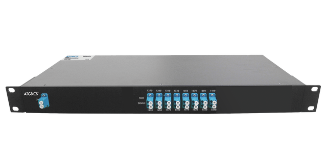 Mux Demux CWDM 16 Channel Simplex LC/UPC, 1270-1570nm, 1RU