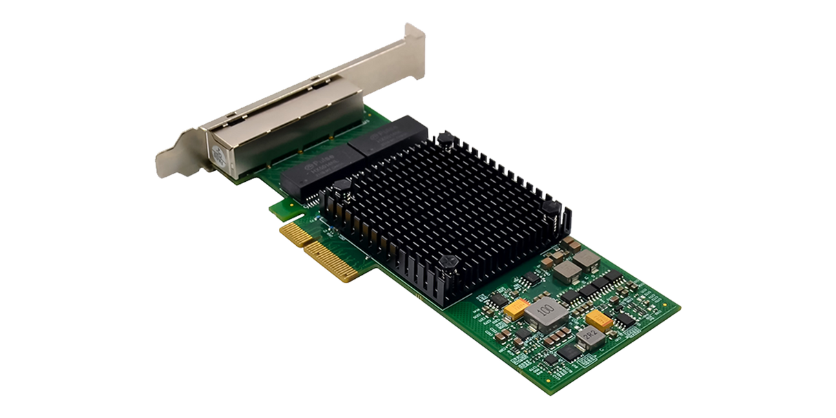 Intel I350 based NIC PCIe 2.1 x4 Quad Port 1GbE RJ45