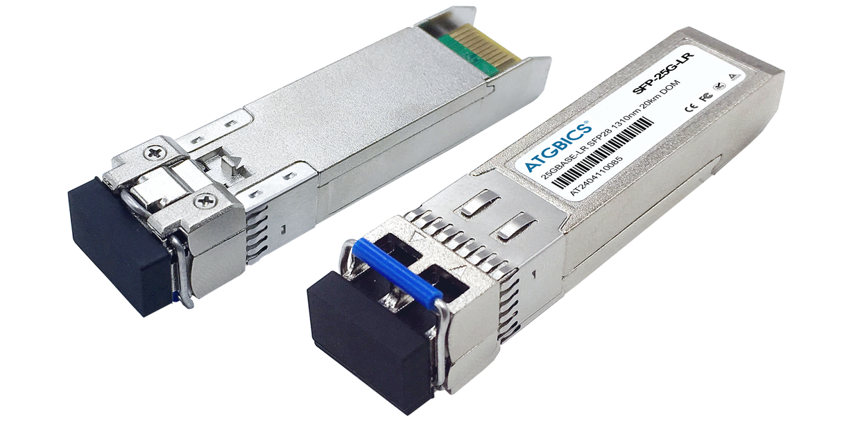 CSS-442A06 Huber+Suhner® Compatible Transceiver SFP28 10/25GBase-LR (1310nm, SMF, 20km, LC, DOM)