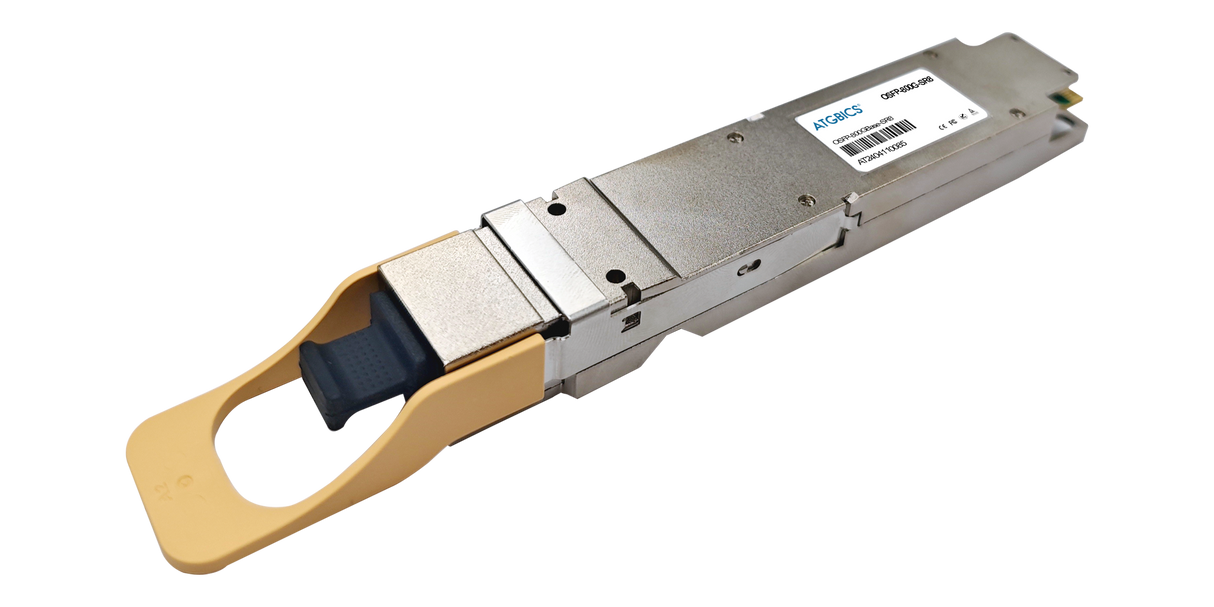 OSFP-800G-SR8-IB-FLT-MSA Universally Coded MSA Compliant Transceiver OSFP 800GBase-SR8 InfiniBand Flat Top (850nm, MMF, 100m, 2xMPO-16, DOM)