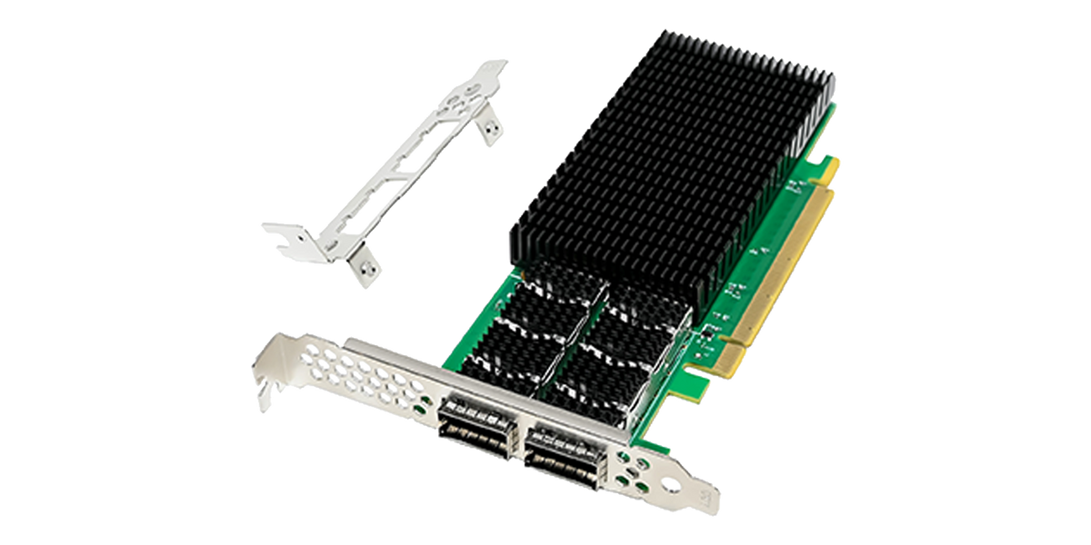 NVIDIA ConnectX-6 based Smart NIC PCIe 4.0 x16 Dual Port 200GbE Open ...
