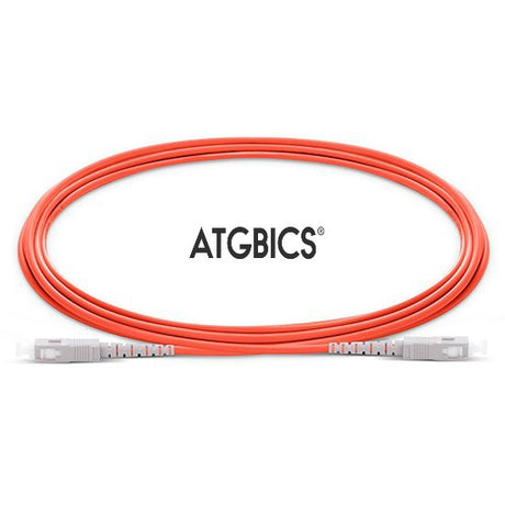 LC-FC OM2, Fibre Patch Cable, Multimode, Simplex, Orange, 35m