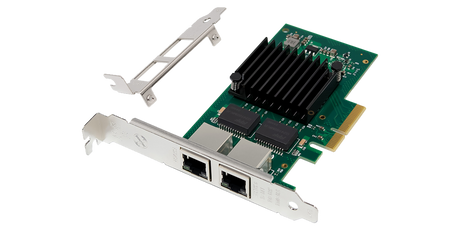 Intel I350 based NIC PCIe 2.1 x4 Dual Port 1GbE RJ45 