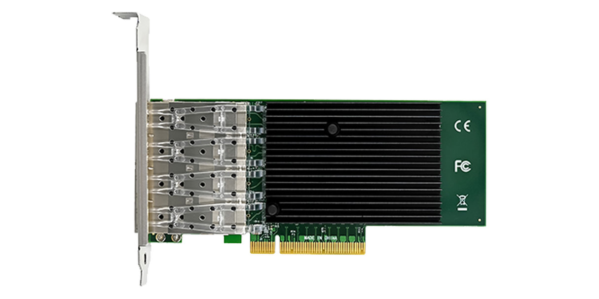 Intel X710 based NIC PCIe 3.0 x8 Quad Port 10GbE Open SFP+