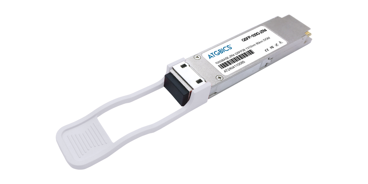 QSFP-100G-ZR4-WDM1300 H3C® compatible Transceiver QSFP28 100GBase-ZR4 (1296/1300/1304/1309nm, SMF, 80km, LC, DOM)