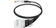 QDD-8x50G-2M Juniper® compatible Direct Attach Copper Breakout Cable 400GBase PAM4 QSFP-DD to 8x50GBase PAM4 SFP56 (Passive Twinax, 2m)