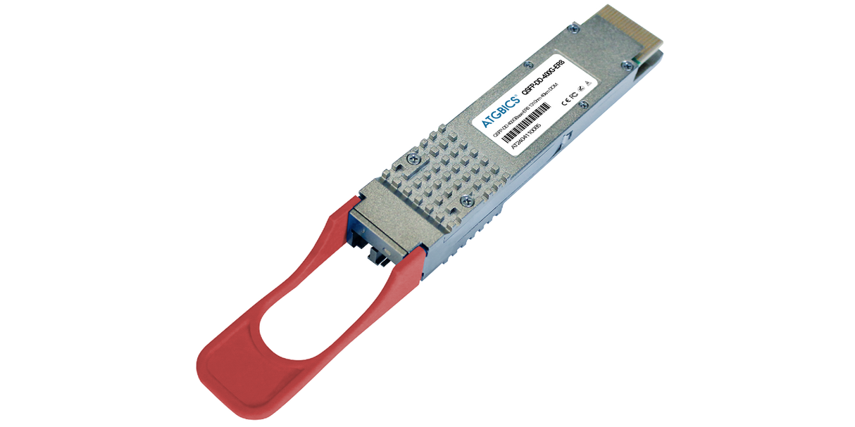 ZXS-QDL8ZZZZ-00-40 Transmode Infinera® Compatible Transceiver QSFP-DD 400GBase-ER8 PAM4 (1310nm, SMF, 40km, LC, DOM)