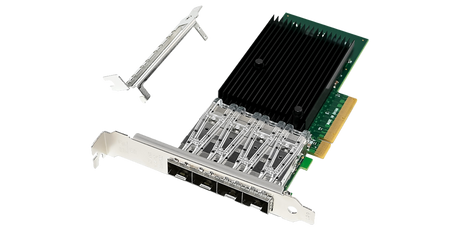 Intel X710 based NIC PCIe 3.0 x8 Quad Port 10GbE Open SFP+