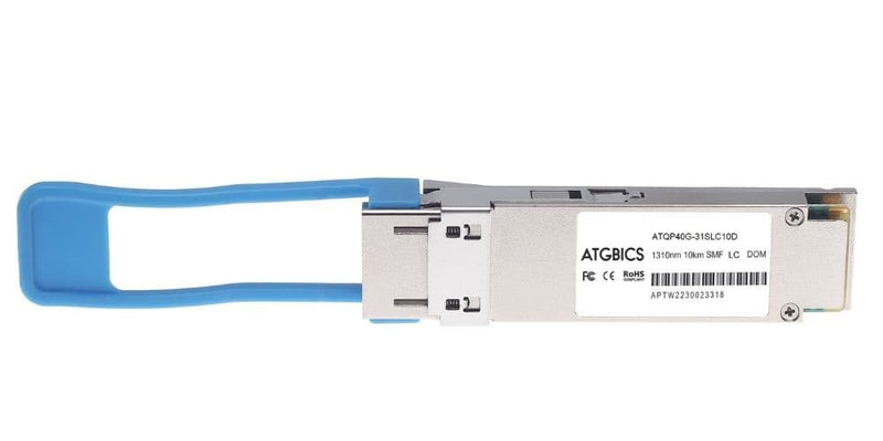 Part Number 02310MHS, Huawei Compatible Transceiver QSFP+ 40GBase-LR4 (1310nm, SMF, 10km, LC, DOM), ATGBICS