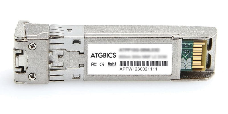 Part Number AFCT-57F3TMZ, Avago Broadcom Compatible Transceiver SFP+ 16G Fibre Channel-LW (1310nm, SMF, 10km, DOM), ATGBICS