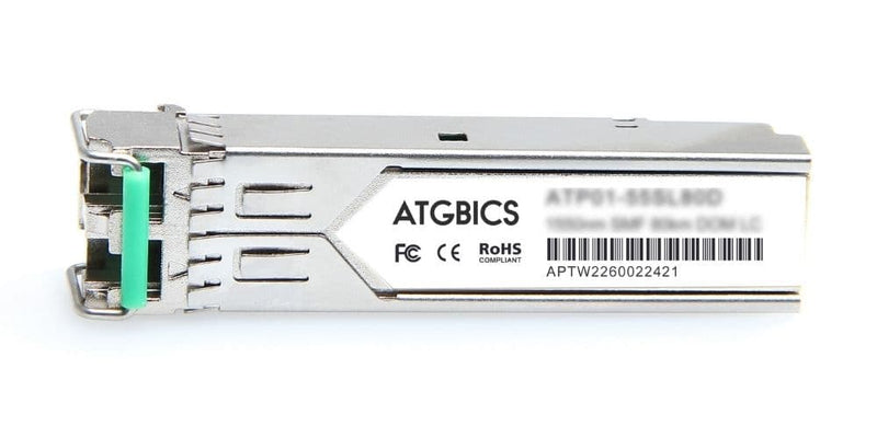 Part Number AGM-1G-BX-D40, Netgear Compatible Transceiver SFP 1000Base-BX-U (Tx1490nm/Rx1310nm, 40km, Ind Temp), ATGBICS