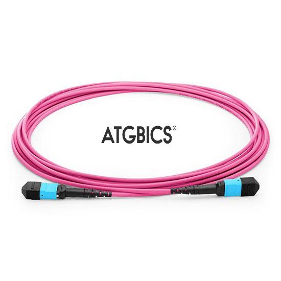 ATGBICS MPO Female-Female 8 Fibres OM4 50/125 Multimode Trunk Cable, Type B, LSZH 3.0, 1m