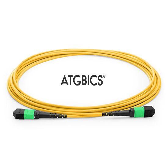 ATGBICS MPO Female-Female 12 Fibres OS2 9/125 Singlemode Trunk Cable, Type B, LSZH 3.0, 15m