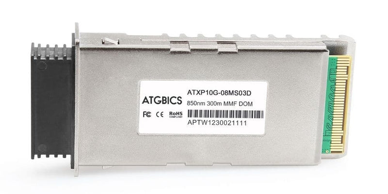 Part Number J8436A, HPE Compatible Transceiver X2 10GBase-SR (850nm, MMF, 300m, DOM), ATGBICS
