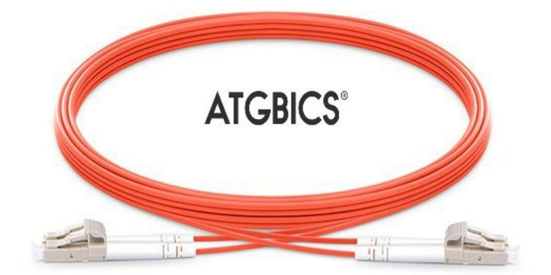 LC-LC OM2, Fibre Patch Cable, Multimode, Duplex, Orange, 15m, ATGBICS
