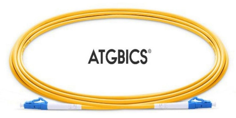 LC-LC OS2, Fibre Patch Cable, Singlemode, Simplex, Yellow, 2m, ATGBICS