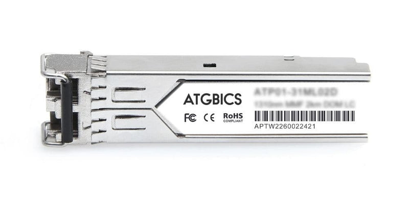 Part Number OC12-SFP-LR1, Alcatel Compatible Transceiver SFP OC-12/STM-4 (1310nm, SMF, 40km, DOM), ATGBICS