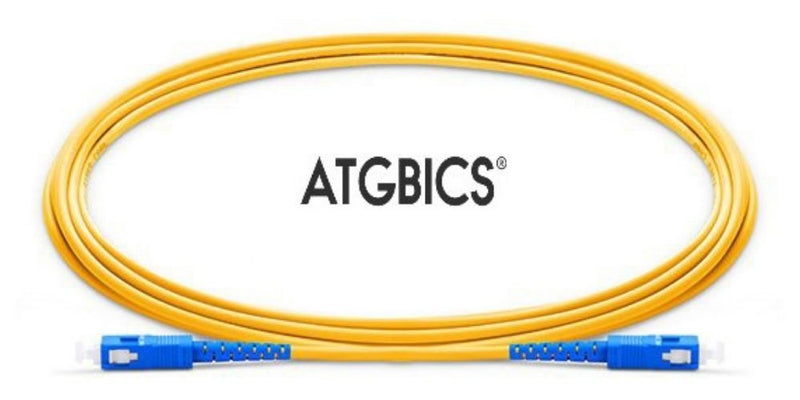 SC-SC OS2, Fibre Patch Cable, Singlemode, Simplex, Yellow, 15m, ATGBICS