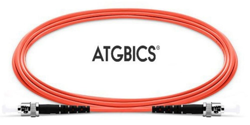 ST-ST OM2, Fibre Patch Cable, Multimode, Simplex, Orange, 6m, ATGBICS